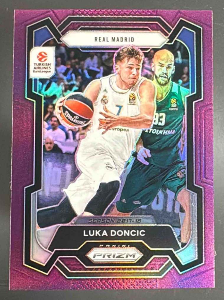 LUKA DONCIC 2023-24 Panini Prizm Euroleague Basketball Purple /99