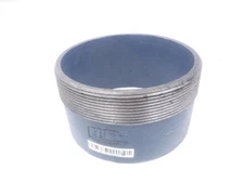 Zurn 6"MNPT x 3-1/2"H Dura-Coated Cast Iron No Hub Adapter Z1040-6NH