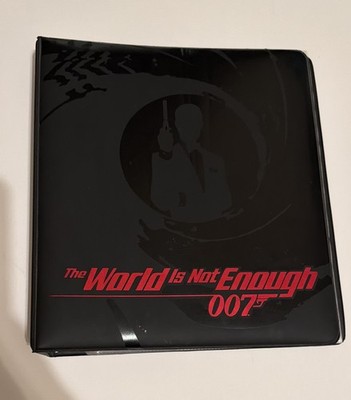 James Bond THE WORLD IS NOT ENOUGH Binder. 100 Card Set Included.