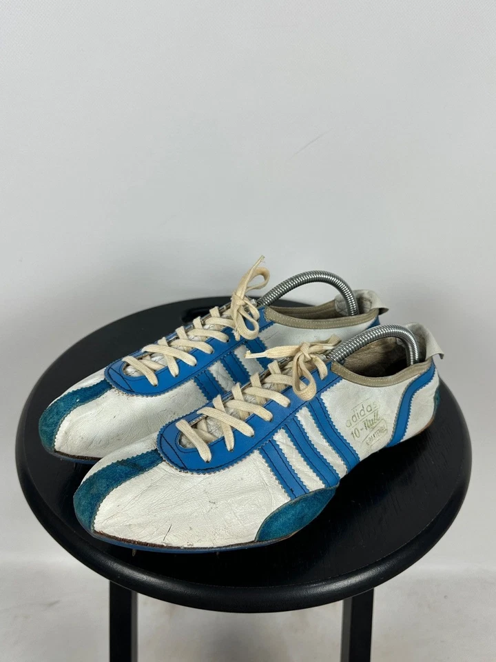 Adidas de Colección Años 70 10-Null Puntas de Pista Hechas en Alemania Occidental Talla 10 Reino Unido Foto 4 de 4