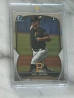 2023 Bowman Draft Paul Skenes Chrome Refractor 1st #BDC-14 Pirates