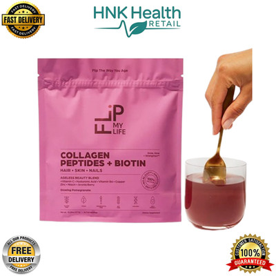 Flip My Life Collagen Peptides + Biotin & Hyaluronic Acid | Hair Skin Nails Join