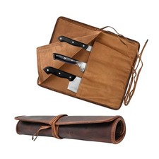 4 Slot Professional Chef Knife Roll Bag, Durable Case, Holder, Storage, Wrap