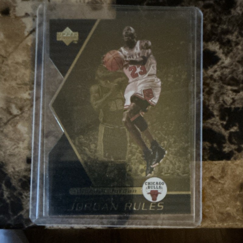 Upper Deck 1996-97 Jordan Rules Insert #J13 Michael Jordan Chicago Bulls