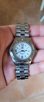 TAG Heuer WN1111.BA0311 Mens 2000 Series Professional Quartz Watch White Silver