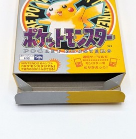 Pokemon Yellow ver. Nintendo Gameboy GB Japanese Game Boy Pikachu Boxed w/ Case