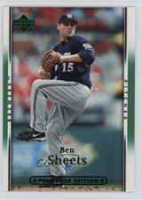 2007 Upper Deck Predictor Edition Green Ben Sheets #368 n1u