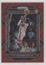 2022-23 Panini Prizm Choice Red Prizm 47/88 TyTy Washington Jr #243 16p1