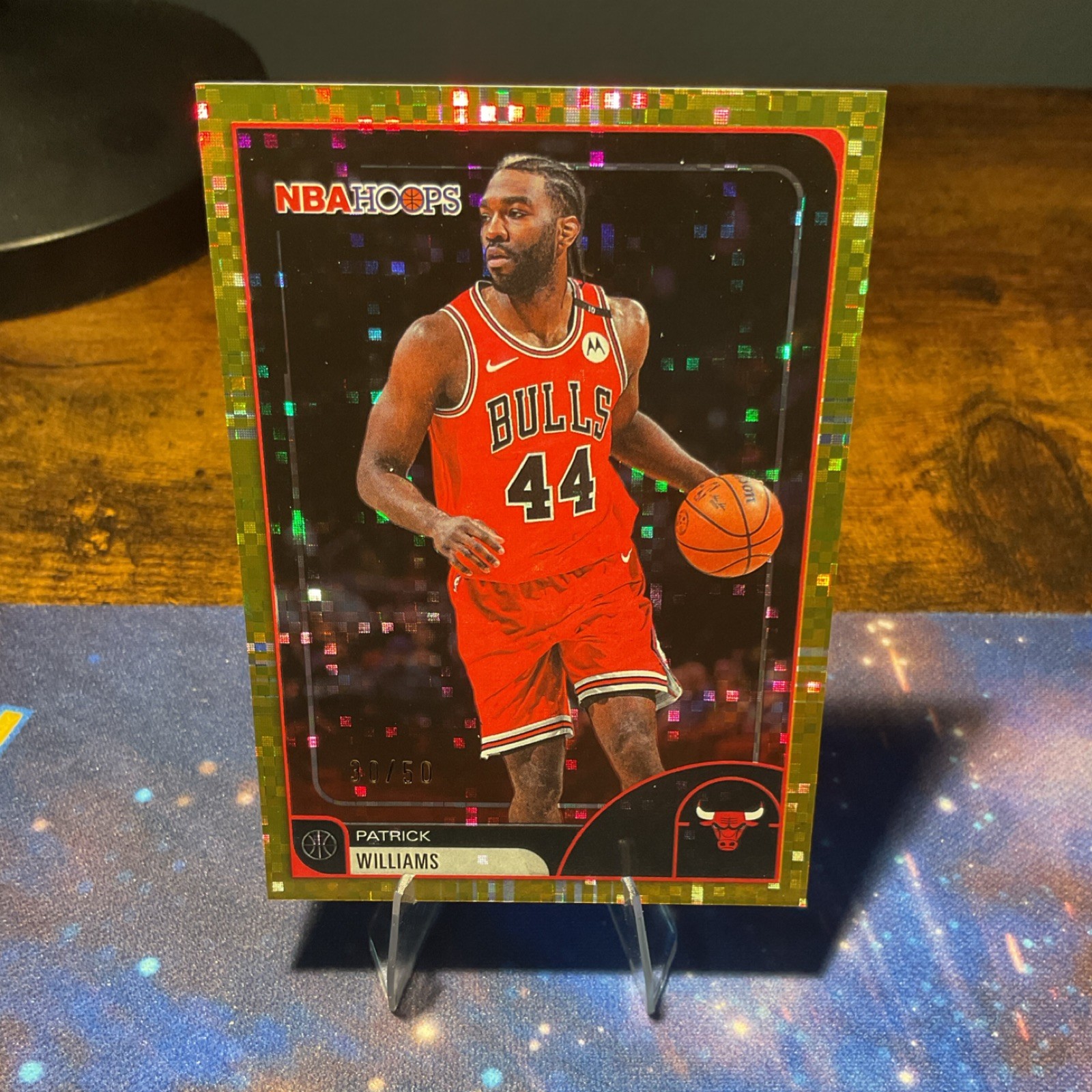 2024-25 NBA Hoops Gold Patrick Williams Chicago Bulls /50 Trading Card #245