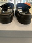 Authentic Prada Womens Napa Platform Sandals Size 8 Black — photo 4