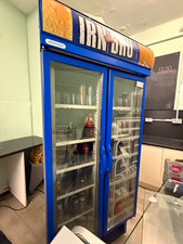 Staycold IRN-BRU 2 Door Glass Display Merchandising Refrigerator Freestanding