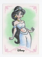 2025 Topps Wonder Disney Jasmine Sketch Artist Auto Princess 1/1 Todd Smith SSP