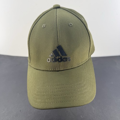 Adidas Olive Green Adjustable Baseball Cap Hat Aeroready