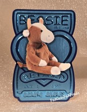 TY Beanie Babies BBOC Card Series 3 Retired TEAL "Bessie the Cow" #16937/17280