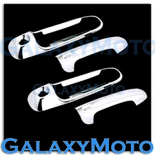 Chrome plated 2 Door Handle WITH Passenger Keyhole Cover for 02-08 Dodge Ram 