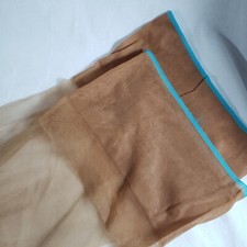 Hanes 415XL 11XL 1 Pair Stocking Brown Reinforced Sheer RHT VTG