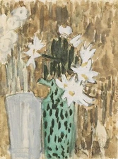 GWEN JOHN : Two Vases with Flowers : Archival Art Print