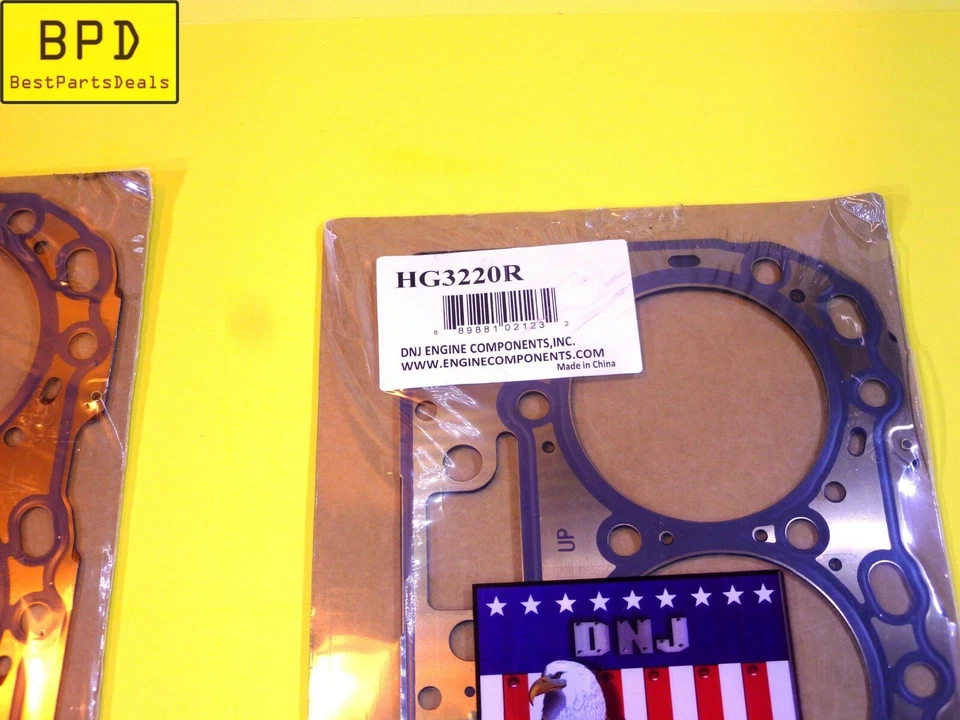 2x 01-16 Chevrolet GMC Hummer 6.6L V8 juntas de cabeça direita + esquerda HG3220L HG3220R - Imagem 2 de 3