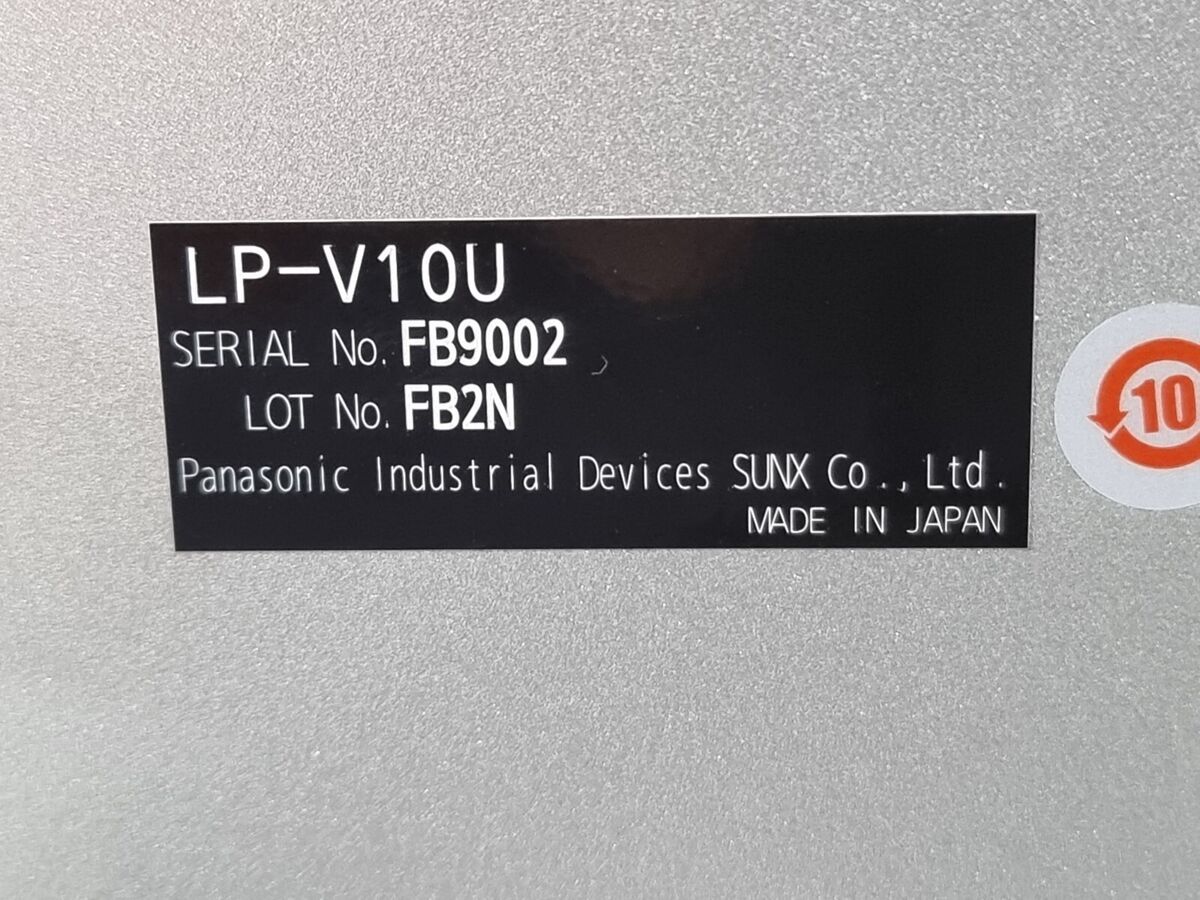USED PANASONIC SUNX LP-V10U FAYb Laser Marker | eBay USED PANASONIC SUNX LP-V10U FAYb Laser Marker | eBay