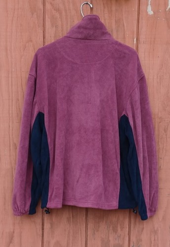 Champion Men's Zip Front Fleece Jacket Plumb Purple/Black Size L NWOT - Picture 2 of 3