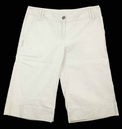 Pantalones cortos informales beige talla 6 para mujer MB18 - Imagen 1 de 3