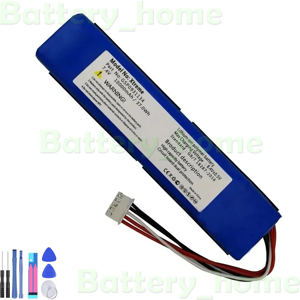 Batteria Di Ricambio 18000mAh 7.4V Per Altoparlante JBL Xtreme, Modello GSP0931134