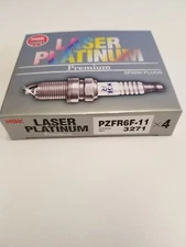 Set of 4 NGK Laser Platinum PZFR6F11 3271 Spark Plugs