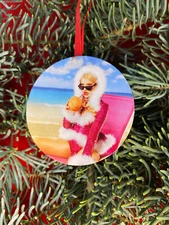 KIM PETRAS CHRISTMAS TREE ORNAMENT Gift Exchange Stocking Stuffer