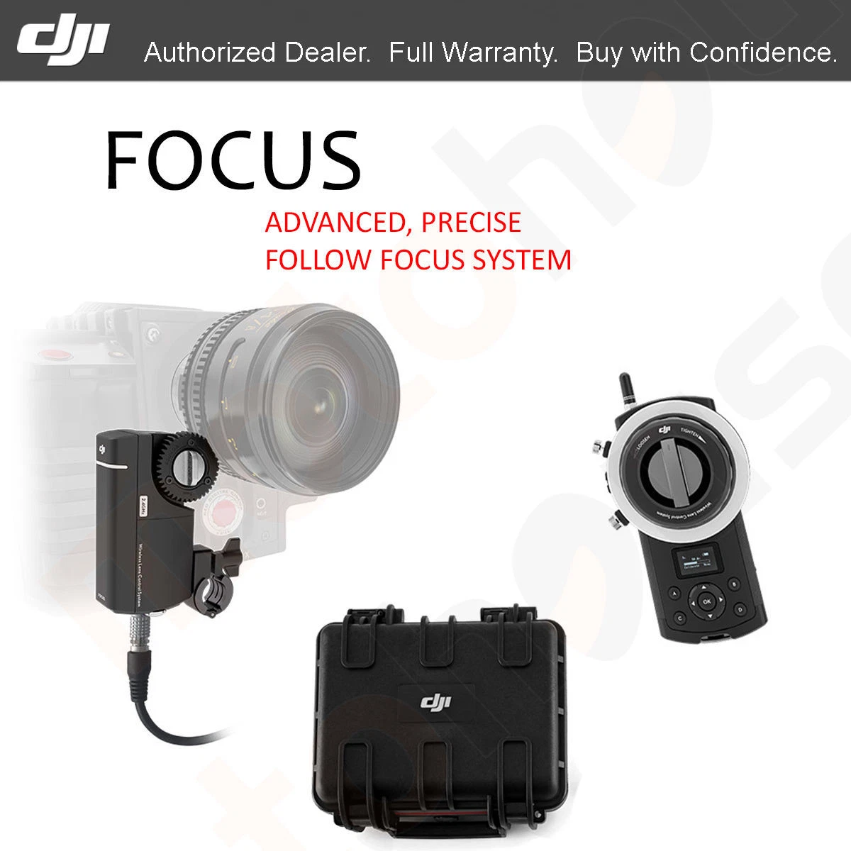 DJI Focus Wireless Follow Focus System Zenmuse X5 &amp; X5R Cameras -MX eBay