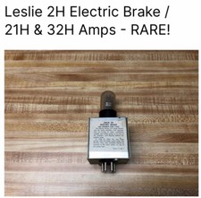 Vintage pre-owned Leslie 2h electric brake with tube for Leslie 21H  32H AMPS