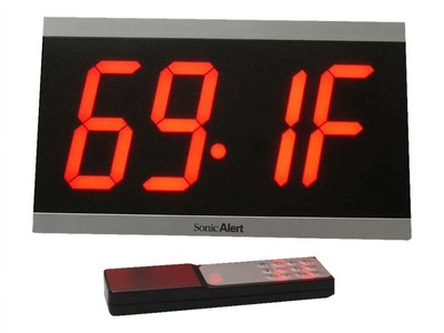 Sonic Alert BD4000 - Alarm clock - electronic - desktop, wall mountable