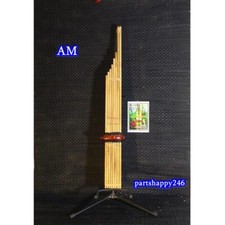 Thai Khaen Bamboo Musical Instrument Pipes Tongue Gold Isan Lao Mouth Am Organ