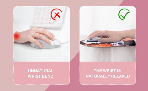 3D Mousepad with Wrist Rest, Anime Manga Oppai Mouse Pad