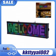 26"*8" Message Board Full Color RGB Programmable Outdoor Sign LED Scrolling Sign