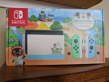 Nintendo Switch Animal Crossing Special Edition Console For Sale