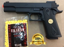 BEST QUALITY ORIGINAL FULL SIZE SPRING AIRSOFT GUN PISTOL WITH FREE 1000 BB'S 