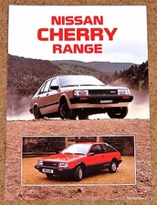 1985 NISSAN CHERRY Sales Brochure - Turbo ZX SGL GS - Excellent Condition
