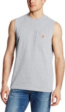 Image of Carhartt Men's Workwear Pocket Sleeveless Midweight T-Shirt
