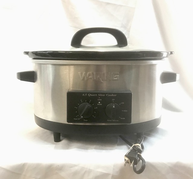 Waring WSC650 Slow Cooker 6.5 Quart Commercial Grade Crock Pot In Great