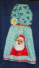 **NEW** Handmade Santa Claus Christmas Holiday Hanging Kitchen Hand Towel #1643