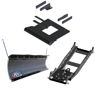 KFI UTV Snow Plow Kit 72'' (Poly) For Yamaha Wolverine RMAX4 YXF10 R-Spec 2021-22