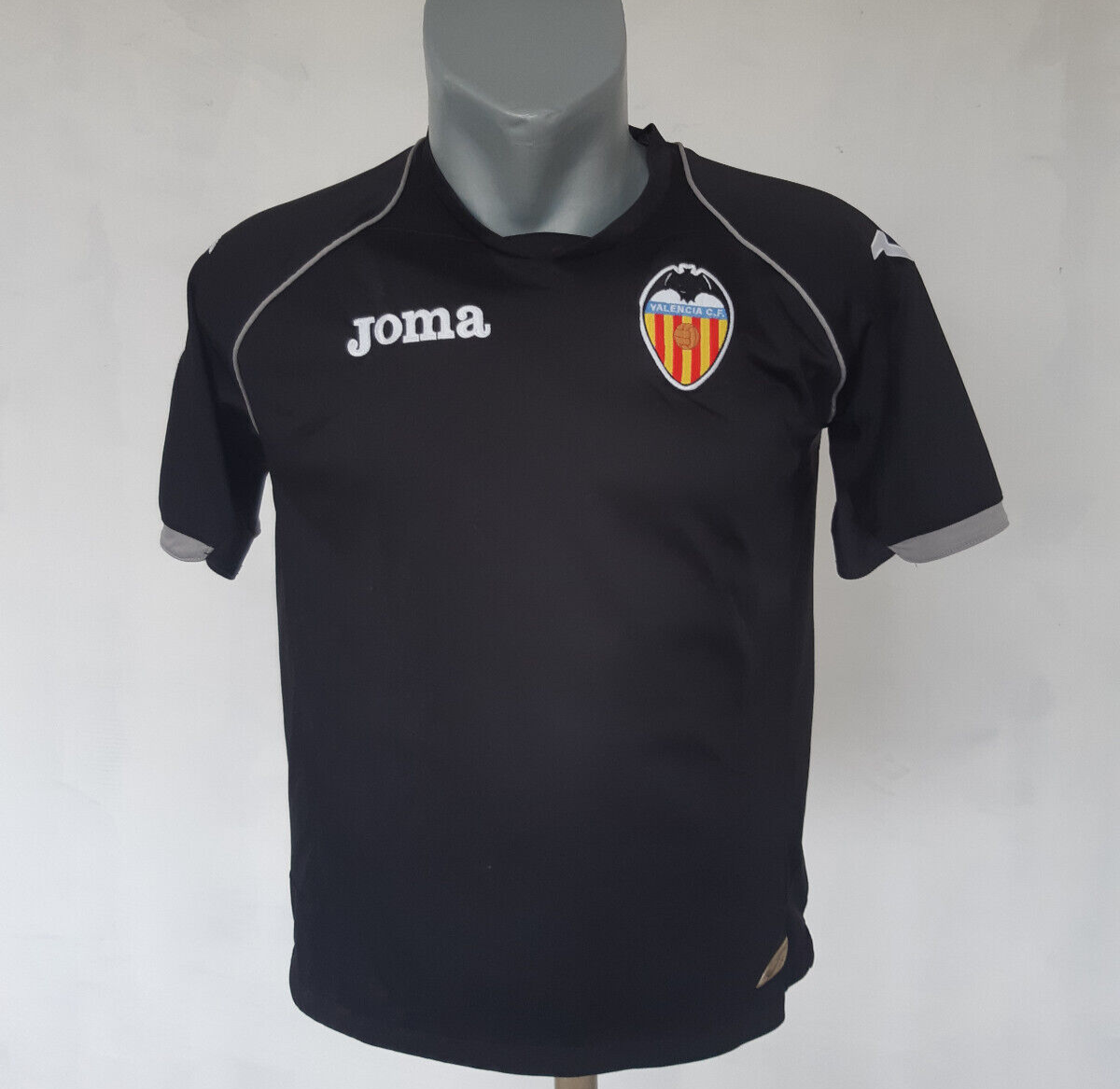 Valencia CF 2011 - 2012 Away Jersey #9 Soldado Joma Black Shirt