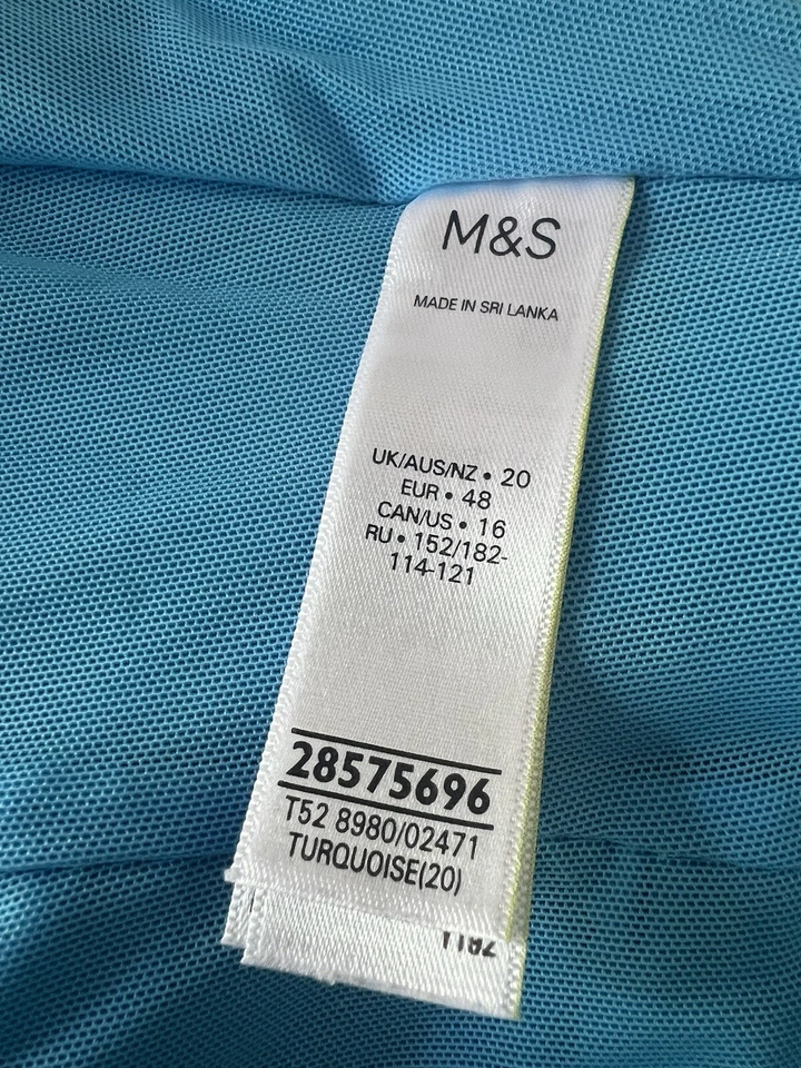 Traje de baño Marks & Spencer Collection turquesa para mujer talla 20 28575696 Foto 3 de 4