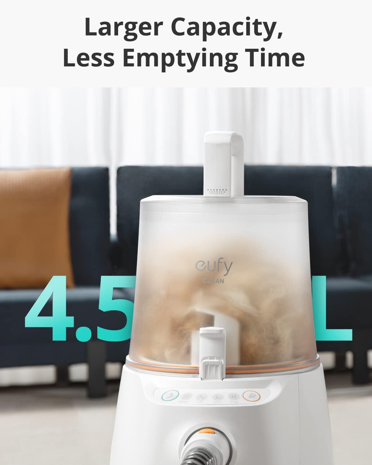 eufy N930 5in1 Professional Pet Grooming Vacuum Kit 4.5L Dust Box