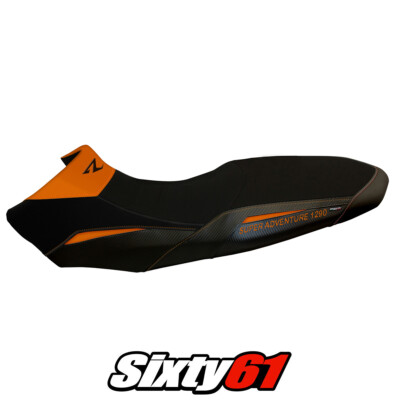 KTM 1290 Super Adventure R 2017 2018 2019 2020 Seat Cover Tappezzeria Orange