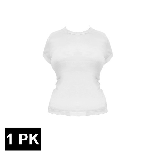 Bonds Womens Icons Crew Neck Tee Top Ladies Comfy T Shirt White CR9DI Bulk - Picture 4 of 8