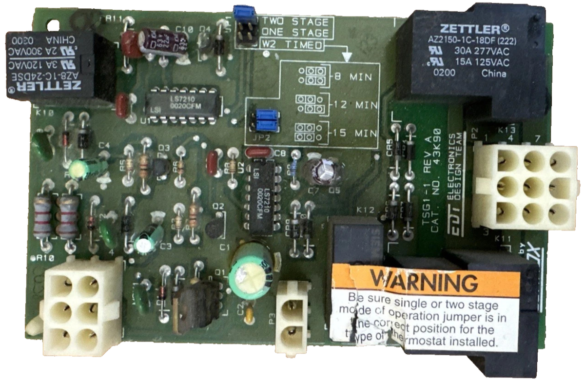 Furnace Control Circuit Board Tsg1-1 Rev a 43K90 LENNOX for sale