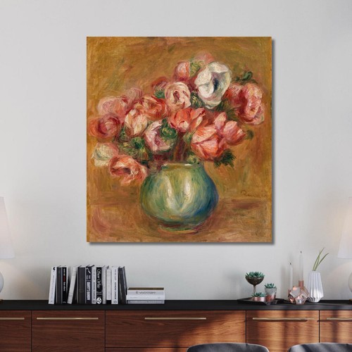 Anemoni Anemoni Pierre-Auguste Renoir, par142 quadro stampato su tela - Imagen 3 de 4