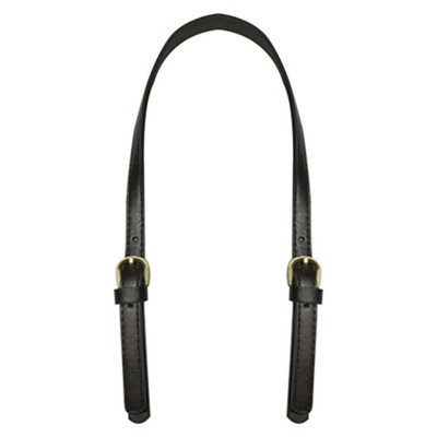 2 PCS Leather Replacement Handles Shoulder Straps with Adjustable Buckle Purs...