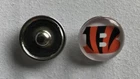(HCW) Cincinnati Bengals NFL Snap Ginger Button Jewelry for Jackets, Bracelets